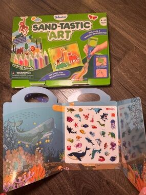 Sand-Tastic Art Kids Sand Craft Kit - Green